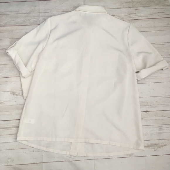 susan graver womens s peachskin solid roll tab shi - Picture 2 of 4